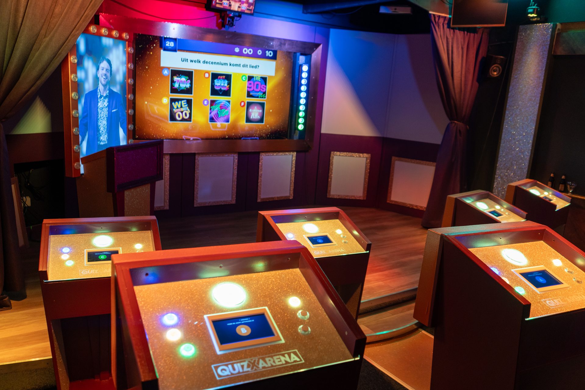 QuizX Arena venue background